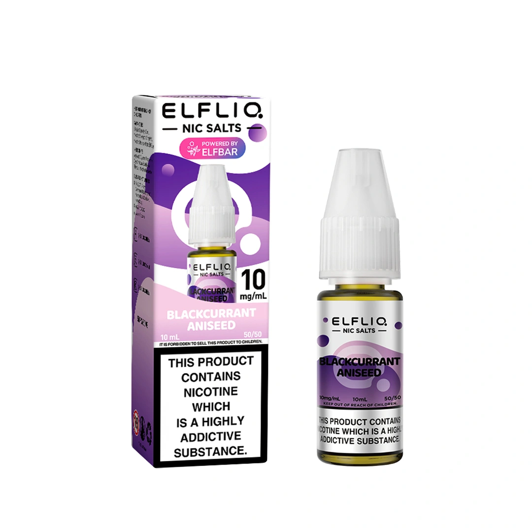 Elf Bar Elfliq Blackcurrant Aniseed Nic Salt