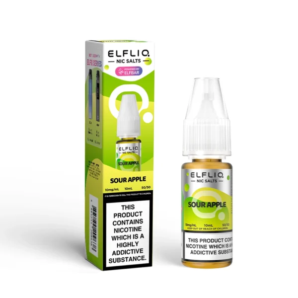 Elf Bar Elfliq Sour Apple Nic Salt