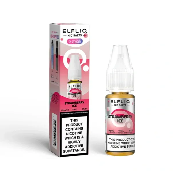 Strawberry Ice By Elfliq Nic Salts