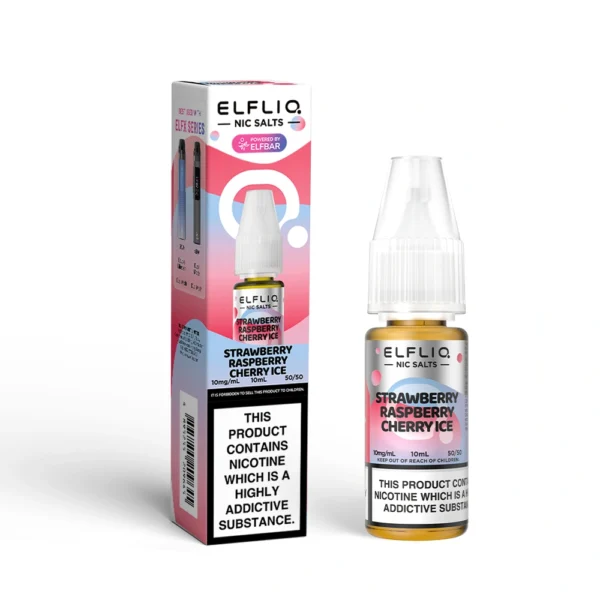 Elf Bar Elfliq Strawberry Raspberry Cherry Ice Nic Salt